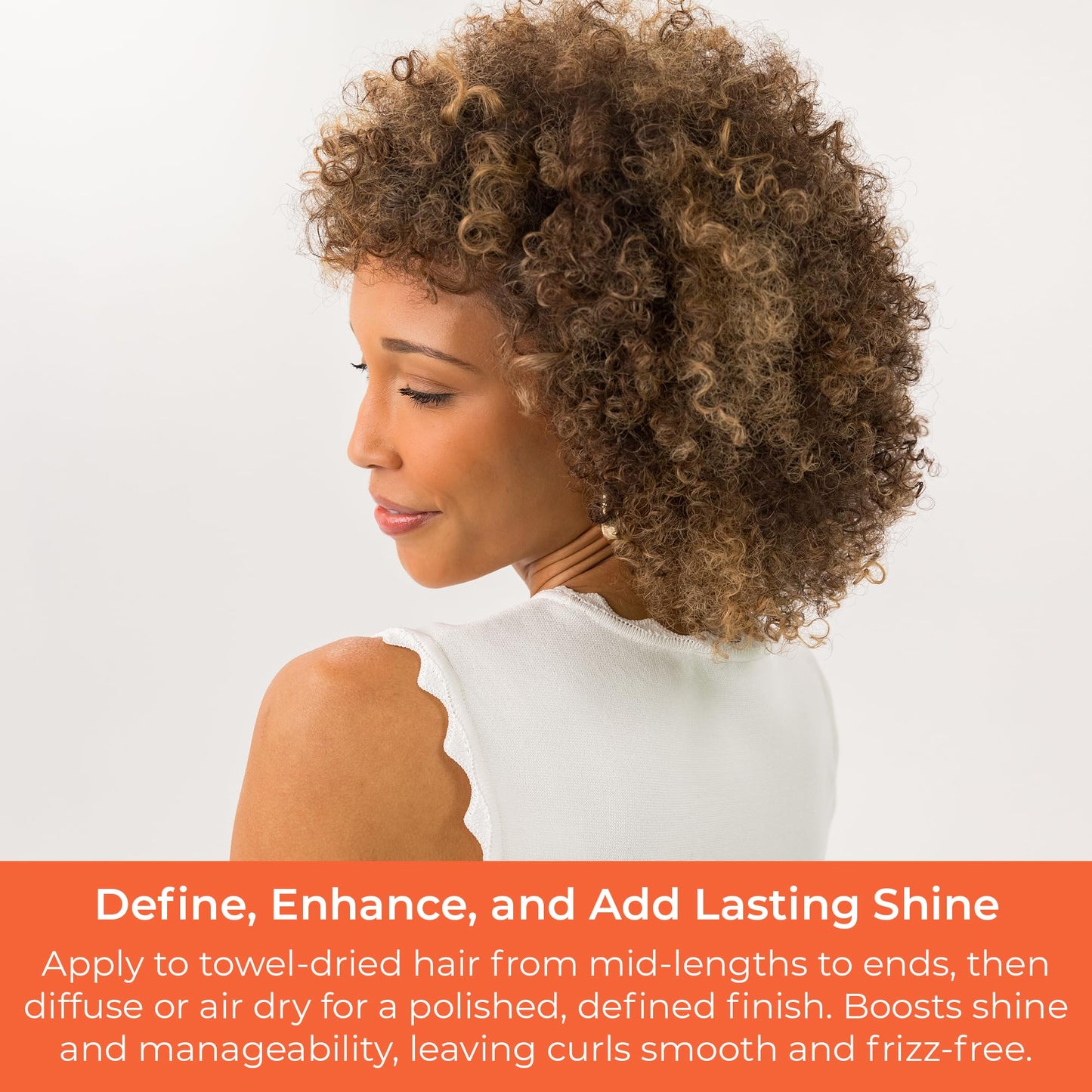 CIBU Curl + Coil Enhancing Gelée – Lightweight Curl Defining Gel for Curly & Wavy Hair (8 oz)