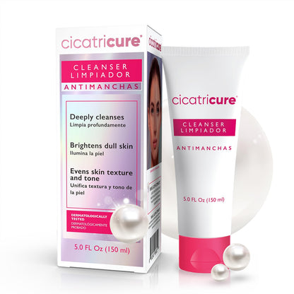 Cicatricure Antimanchas Face Wash – 3-in-1 Cleanser with Pearl Glow Complex | Brightens, Evens Tone & Texture | 5 oz