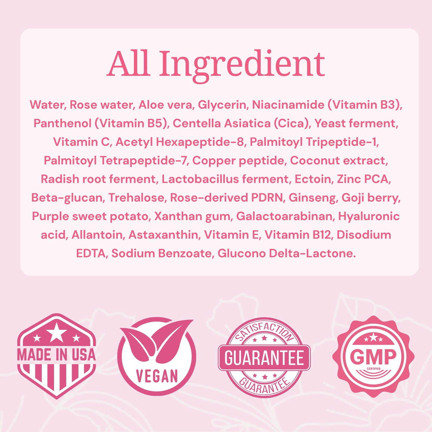Cinder Brands Vegan PDRN Serum – Vitamin C, Niacinamide & Hyaluronic Acid (1 oz)