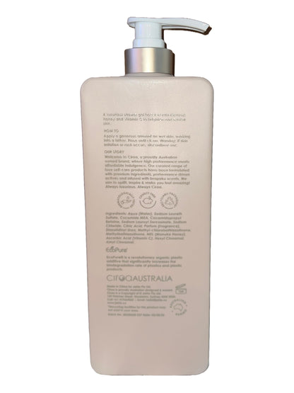 Ciroa Manuka Honey & Vitamin C Shower Gel Glow – 33.8 Fl Oz
