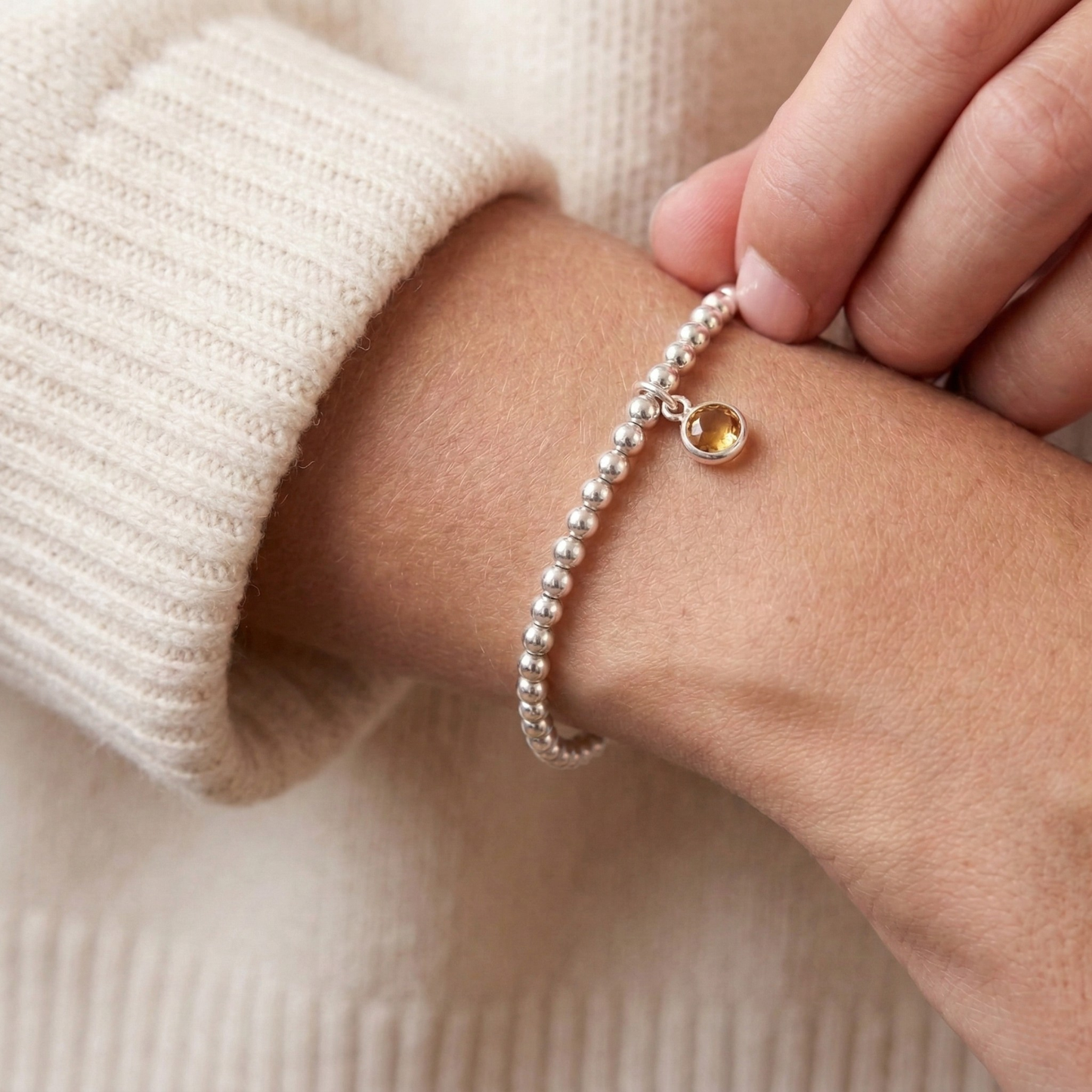 Citrine Birthstone Bracelet