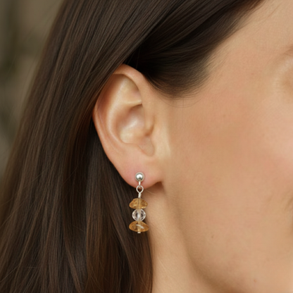 Citrine Gemstone Earrings