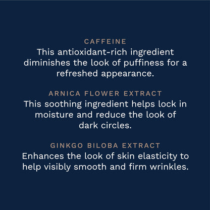 City Beauty Brightening Eye Cream for Dark Circles, Puffiness & Fine Lines | Hydrating Anti-Aging Eye Treatment 0.5 oz