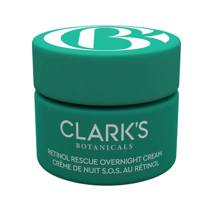 Clark's Botanicals Retinol Rescue Overnight Cream – Time-Released Retinol + Vitamin C