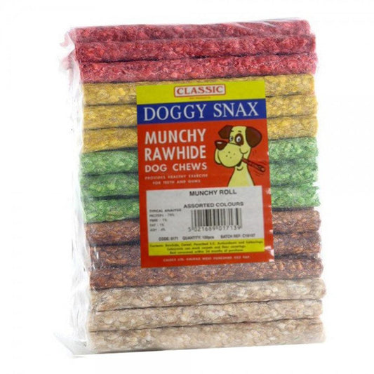 Classic Munchy Rolls Assorted Colours 50 x 15cm