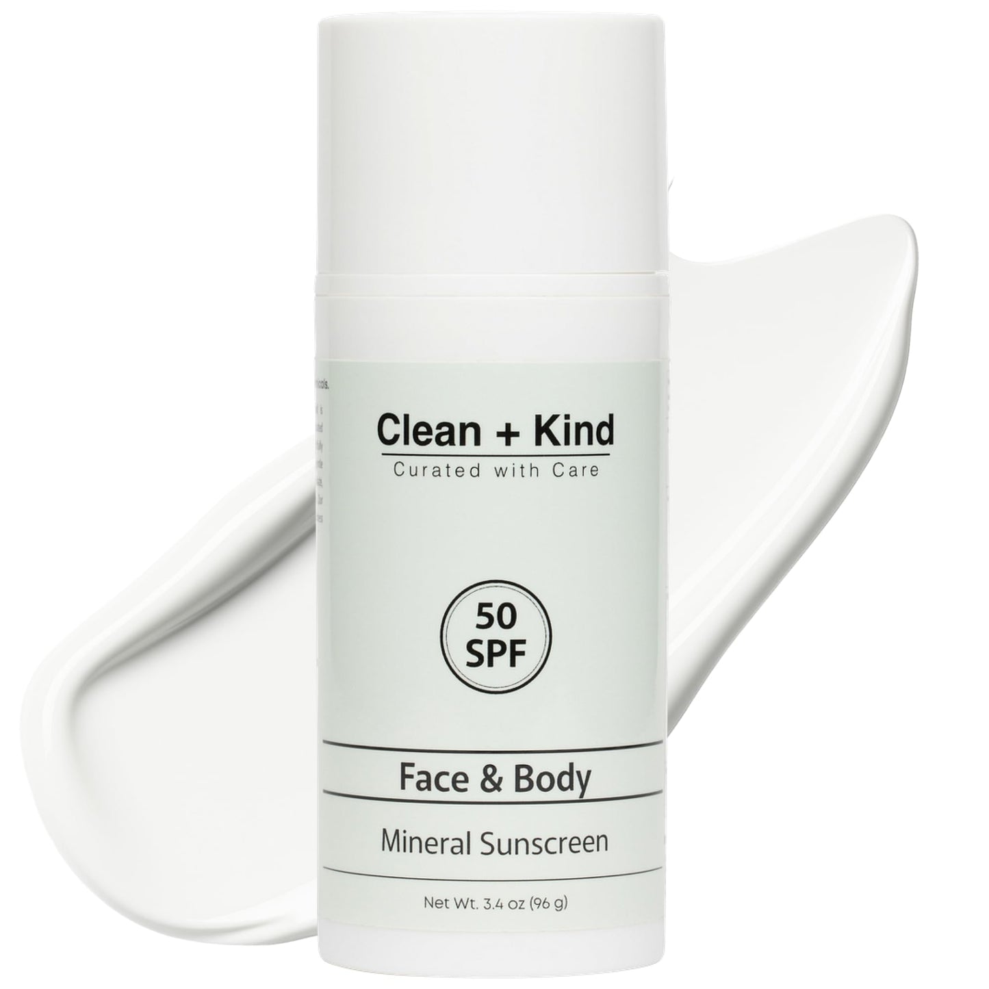 Clean + Kind Tallow Sunscreen SPF 50 – Mineral Zinc Oxide (3.4 oz)