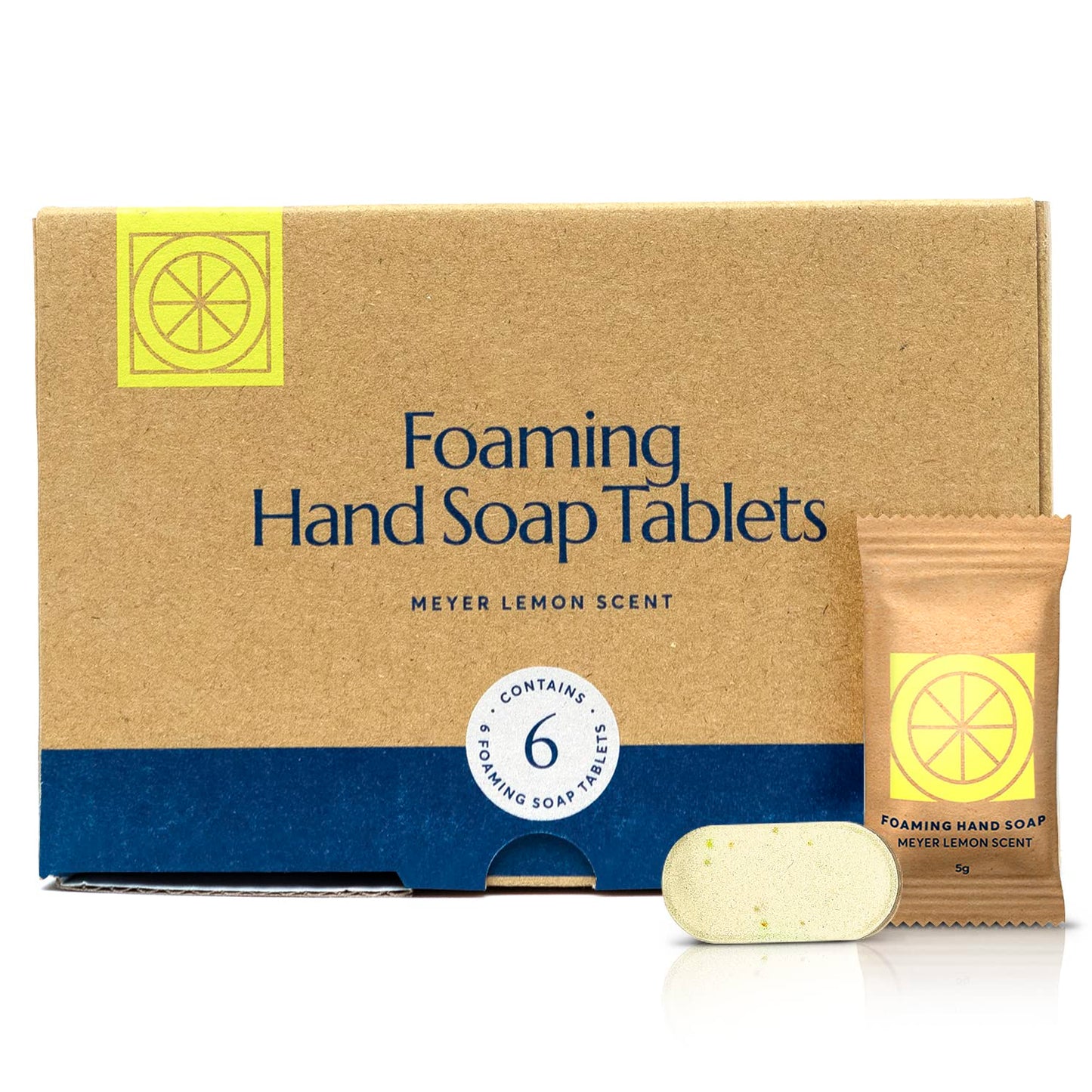 CLEANOMIC Foaming Hand Soap Tablets (6 Pack) – Meyer Lemon Refill
