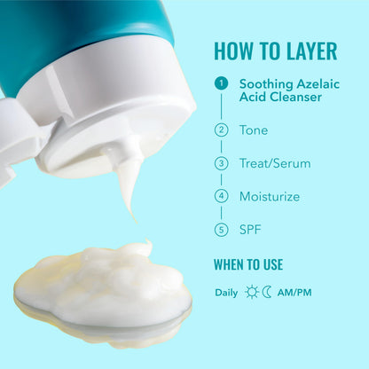 Good Molecules Soothing Azelaic Acid Cleanser — Gentle Creamy, Non-Foaming Face Wash (120 ml) – Fragrance-Free & Vegan