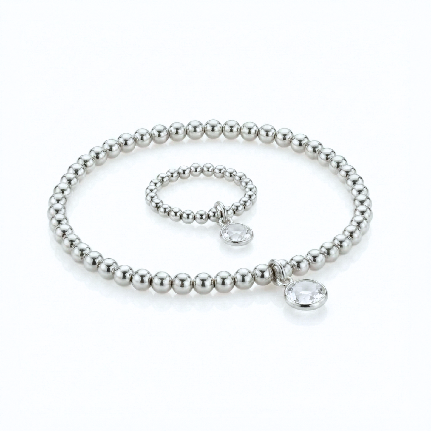 Clear Quartz April Jewellery Set