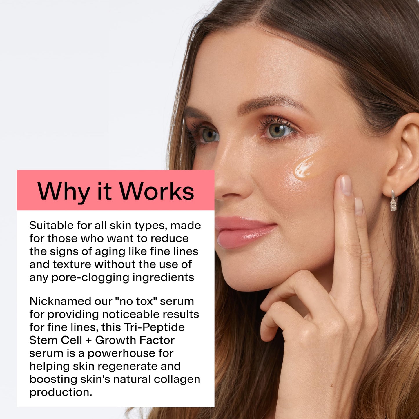 CLEARSTEM BOUNCEBACK Radiant Facial Serum – Tri-Peptides, Mango Extract, Lightweight Hydration