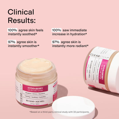 CLEARSTEM Hydraberry Night Mask — Overnight Hydration with Ceramides & Arnica