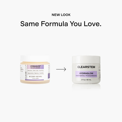 CLEARSTEM Hydraglow Stem Cell Moisturizer – Bakuchiol + Squalane | All Skin Types, Cruelty-Free, Gluten-Free | 60ml