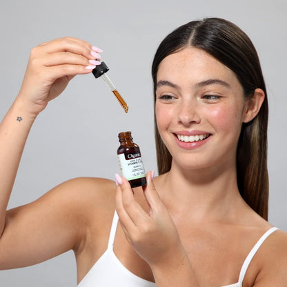 Cliganic Organic Pure Vitamin E Oil 2oz | 46,000 IU for Skin, Hair & Face