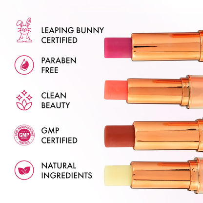 Clinexil Lip Balm – Hydrating Lip Care with Cold-Pressed Oils, 10% Squalane, Ceramides & Vitamin E