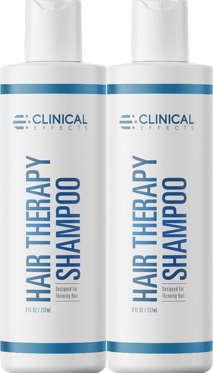 Clinical Effects Hair Therapy Shampoo – Biotin, Anagain & Baicapil – Supports Hair Growth – Made in USA – 2 Bottles