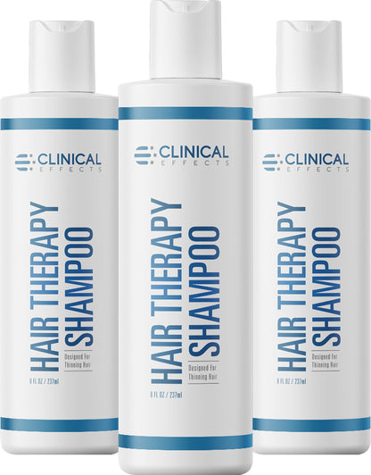 Clinical Effects Hair Therapy Shampoo – Biotin, Anagain & Baicapil | For Women & Men | Made in USA | 3 Bottles
