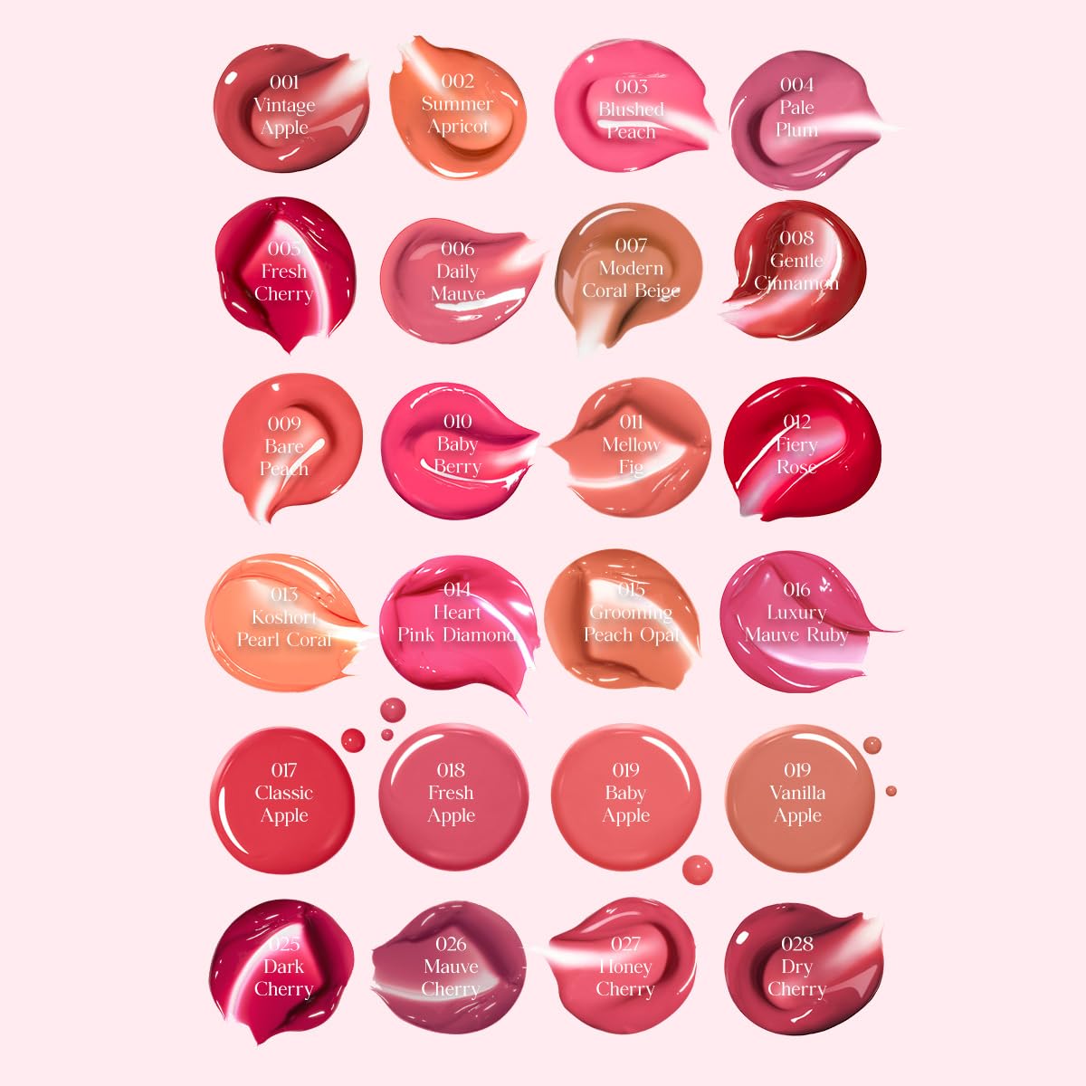 CLIO Crystal Glam Tint Mauve Cherry (026) – Glossy, Buildable Lip Tint