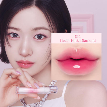CLIO PROFESSIONAL Crystal Glam Tint 014 Heart Pink Diamond – Glossy, Lightweight, Buildable Color