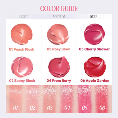 CLIO PROFESSIONAL Essential Lip & Cheek Tap 02 Bunny Flush – Travel-Size Creamy Color