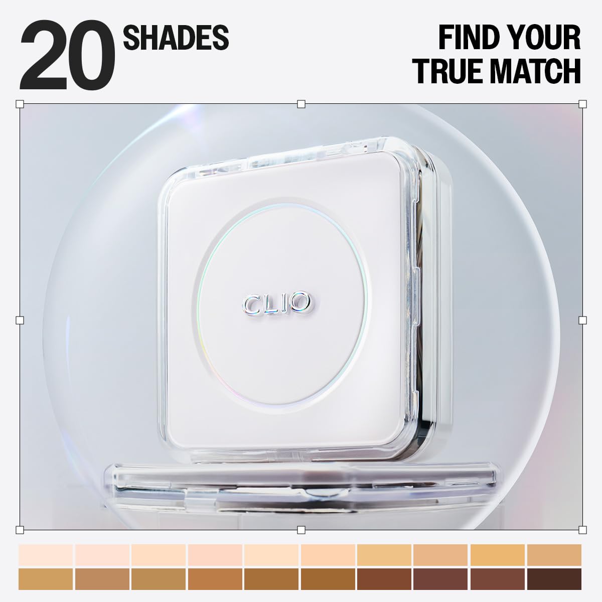 CLIO Kill Cover Founwear Cushion The Original – 20 Shades, Natural Matte Finish