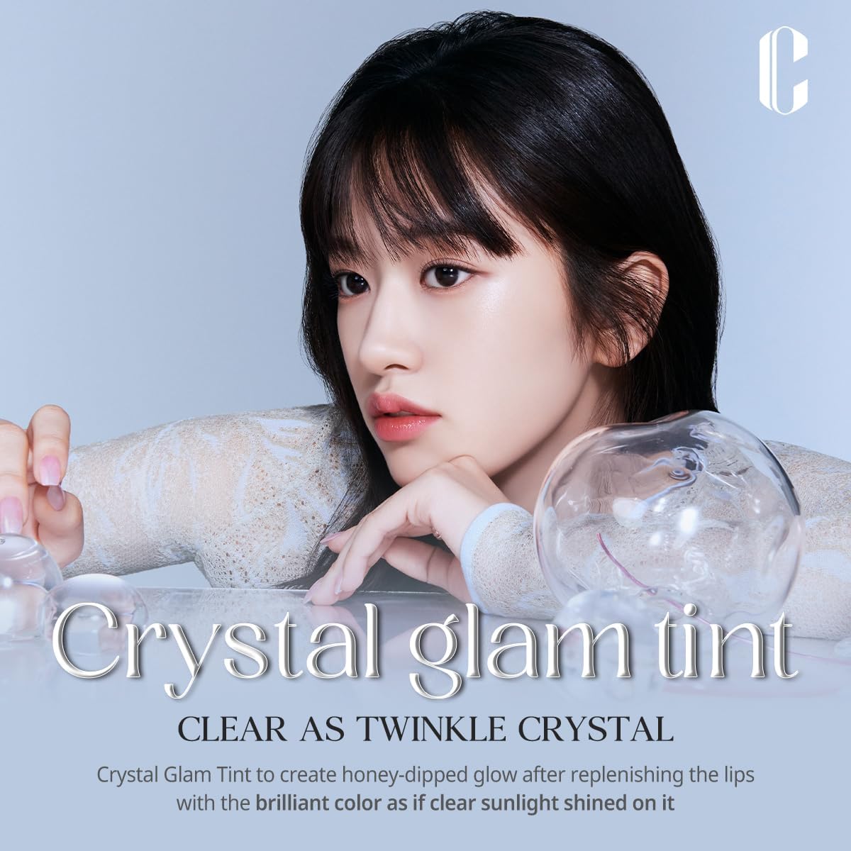 CLIO PROFESSIONAL Crystal Glam Tint 012 Fiery Rose – Glossy, Lightweight Lip Color