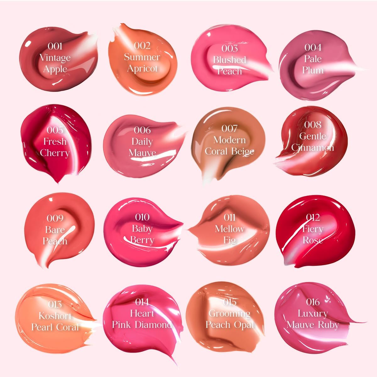 CLIO PROFESSIONAL Crystal Glam Tint 012 Fiery Rose – Glossy, Lightweight Lip Color