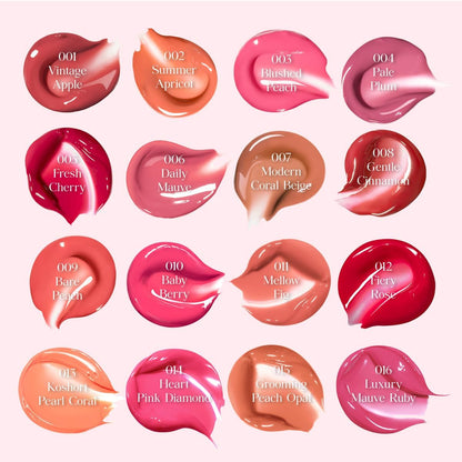 CLIO PROFESSIONAL Crystal Glam Tint 012 Fiery Rose – Glossy, Lightweight Lip Color