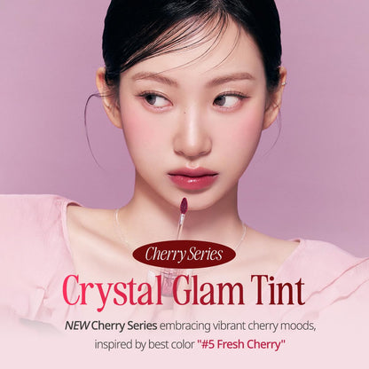 CLIO PROFESSIONAL Crystal Glam Tint Cherry Series 025 Dark Cherry – Glossy Lip Stain
