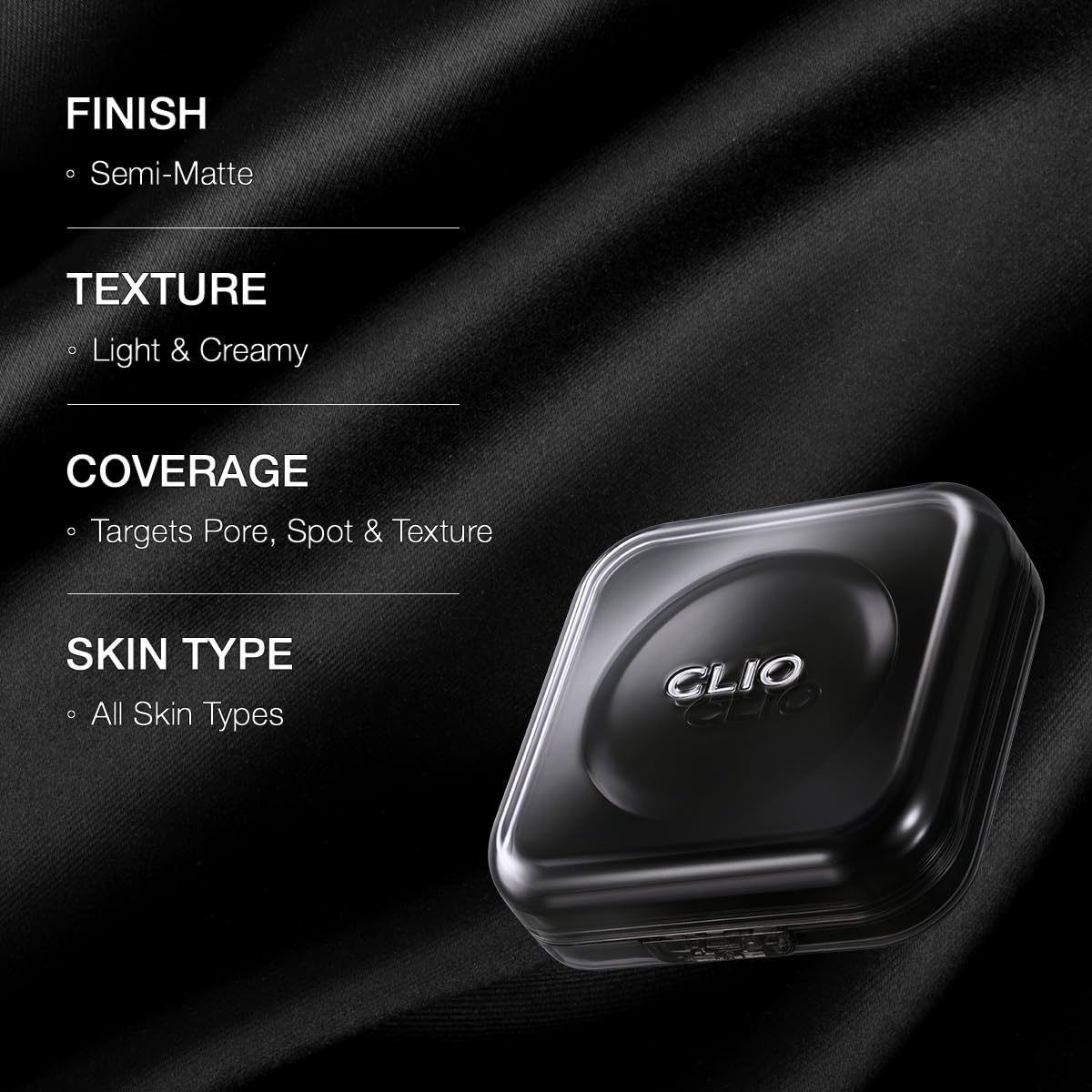 CLIO Kill Cover Founwear Cushion Foundation 21C LINGERIE — Full Coverage Matte Finish | CLIO PROFESSIONAL