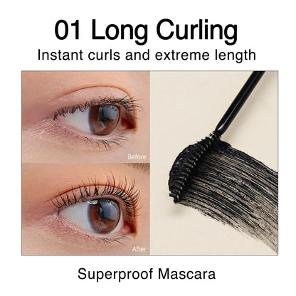 CLIO Kill Lash Superproof Mascara - Waterproof, Lengthening & Smudge-Proof for Sensitive Eyes