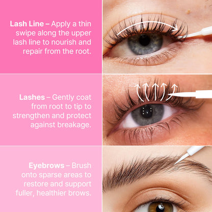CLIONE PRIME Korean Lash Serum – Lash & Brow Growth, Cruelty-Free, Clinically Tested