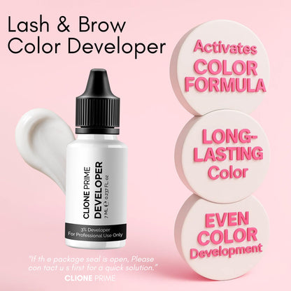 CLIONE PRIME Korean At-Home Lash Lift & Brow Lamination Kit – Brown Color