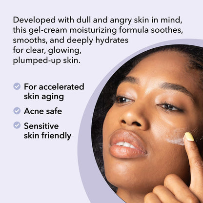 Clover Balancing Water Balm | Lightweight Gel-Cream for Sensitive Skin | Ceramides, Peptides & Linoleic Acid | Vegan & Cruelty-Free 60 ml