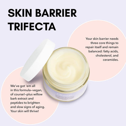 Clover Balancing Water Balm | Lightweight Gel-Cream for Sensitive Skin | Ceramides, Peptides & Linoleic Acid | Vegan & Cruelty-Free 60 ml