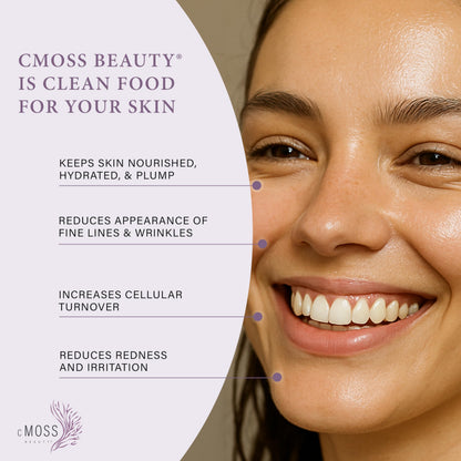 cMOSS BEAUTY Sea Moss Infused Pressed Serum Concentrate – Oil-Free Hydration