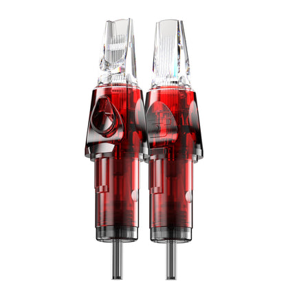 CNC Tattoo Cartridges 20Pcs #10 Bugpin 9M1 with Membrane – EO Sterilized, Universal Fit