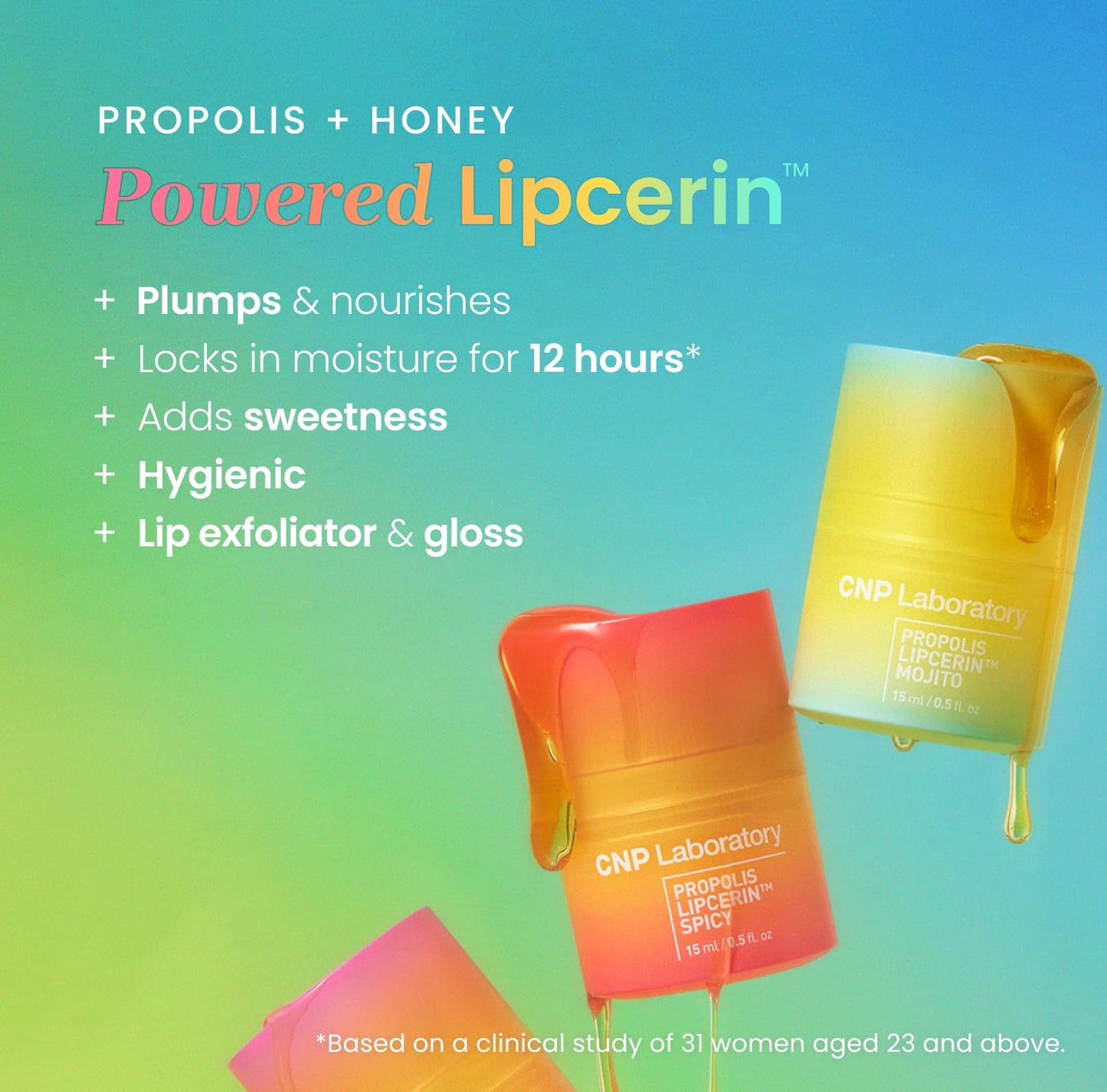 CNP Honey Lip Butter Lipcerin 04 Mint | 12-Hour Hydration Lip Balm & Overnight Mask