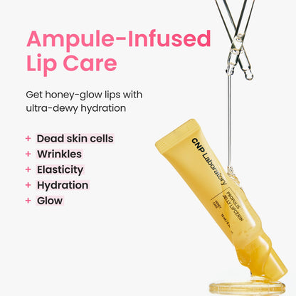 CNP Propolis Jelly Lipcerin Lip Balm & Gloss – 01 Honey Cake with Manuka Honey & Hyaluronic Acid | 0.3 fl oz