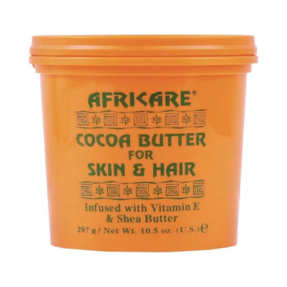 COCOCARE Africare Cocoa Butter 10.5 Oz – Skin & Hair Nourishment with Vitamin E & Shea Butter | Made in USA