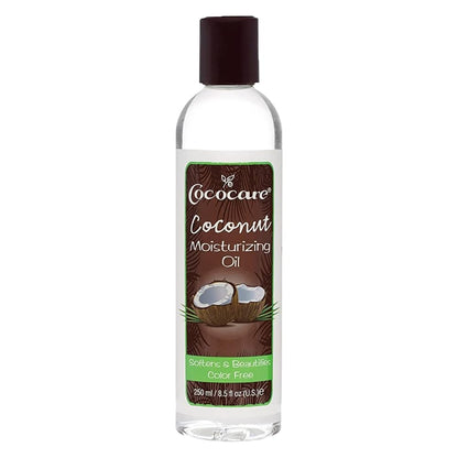 COCOCARE Coconut Moisturizing Oil 8.5 fl oz (2-Pack) – Deep Hydration with Natural Coconut Oil