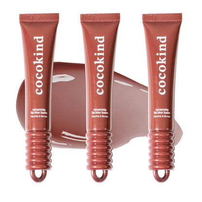 Cocokind Ceramide Lip Blur Balm Be You - Hydrating, Fragrance-Free Lip Care (3 Pack)