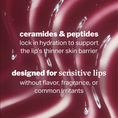 Cocokind Ceramide Lip Blur Balm Be Bold Burgundy – 6 Pack, Fragrance-Free for Sensitive Lips