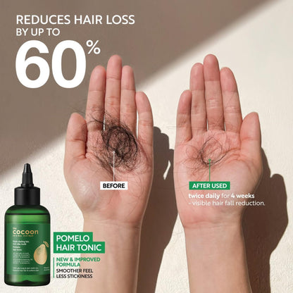 Cocoon Pomelo Hair Tonic – Vegan Scalp Serum for Thinning & Damaged Hair | COCOONORIGINAL (4.73 fl oz per bottle, 3 Boxes)