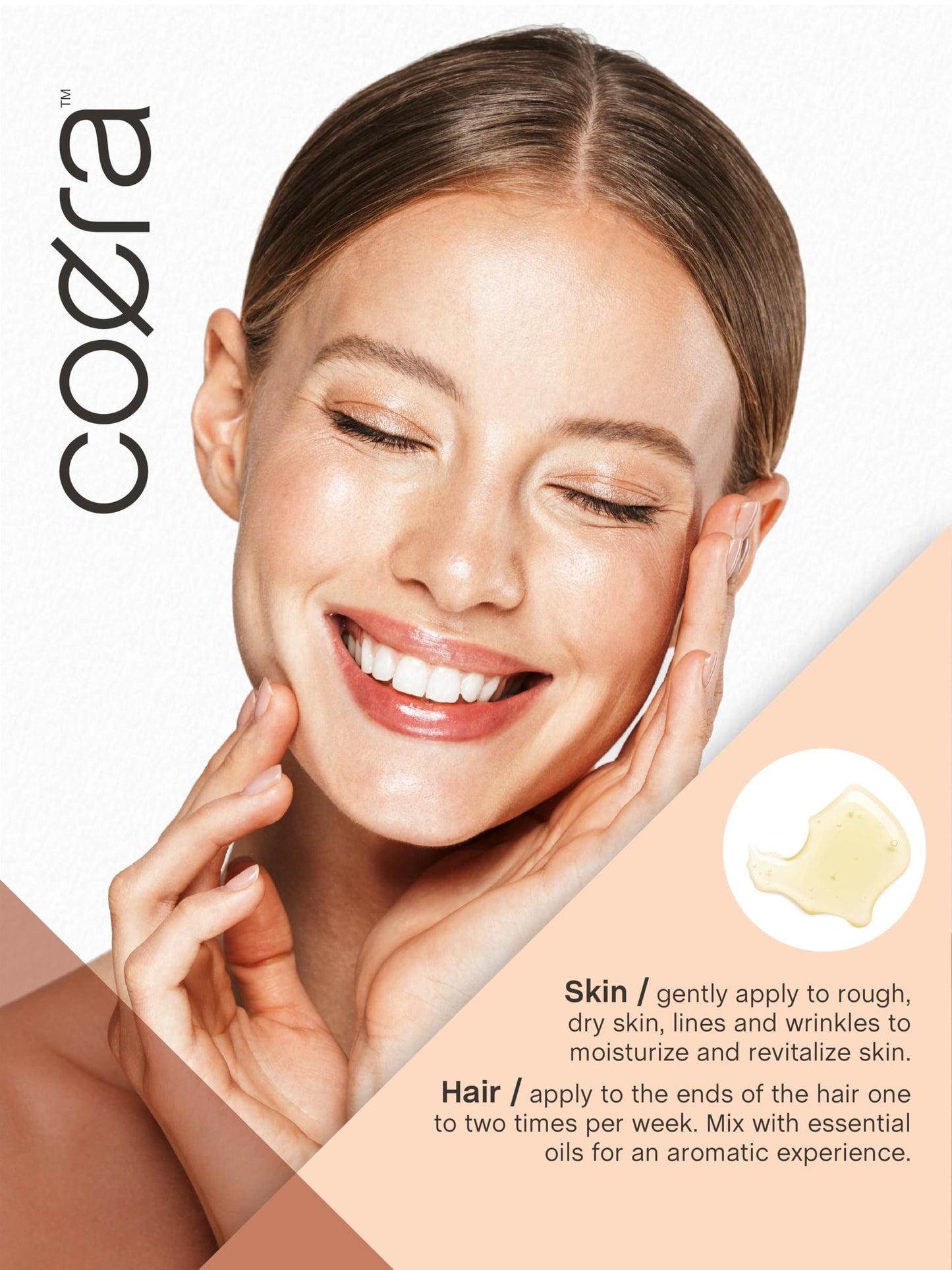 Coera Camellia Seed Oil Organic | 8 fl oz Moisturizing Hair & Skin Oil | Free of Parabens, SLS & Fragrances
