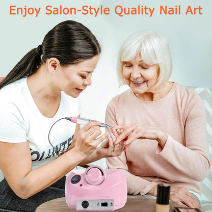 CoFashion 30000rpm Electric Nail Drill Kit – Professional Efile for Acrylic & Gel Nails