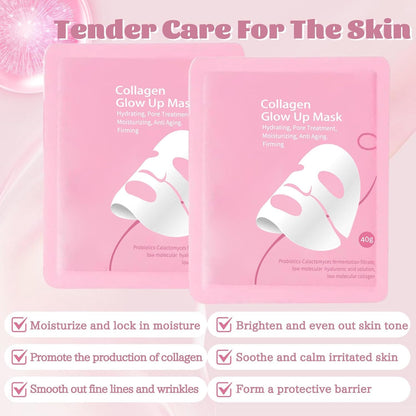 Collagen Glow Up Mask 2.0 – Overnight Hydration & Pore Refinement