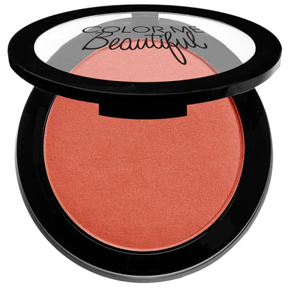 Color Pro Blush by Color Me Beautiful - Pressed Powder Blush with Buildable Coverage for Complexion Enhancement