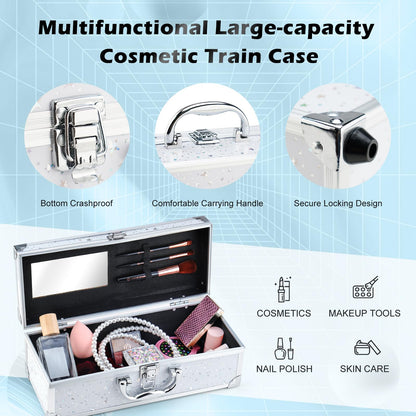 Color Nymph Teen Makeup Kit – All-in-One Beginner Set in White Train Case