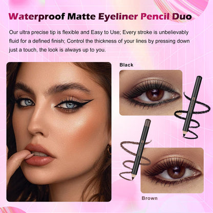 Color Nymph Teen Makeup Kit – All-in-One Beginner Set in Starry Black Train Case