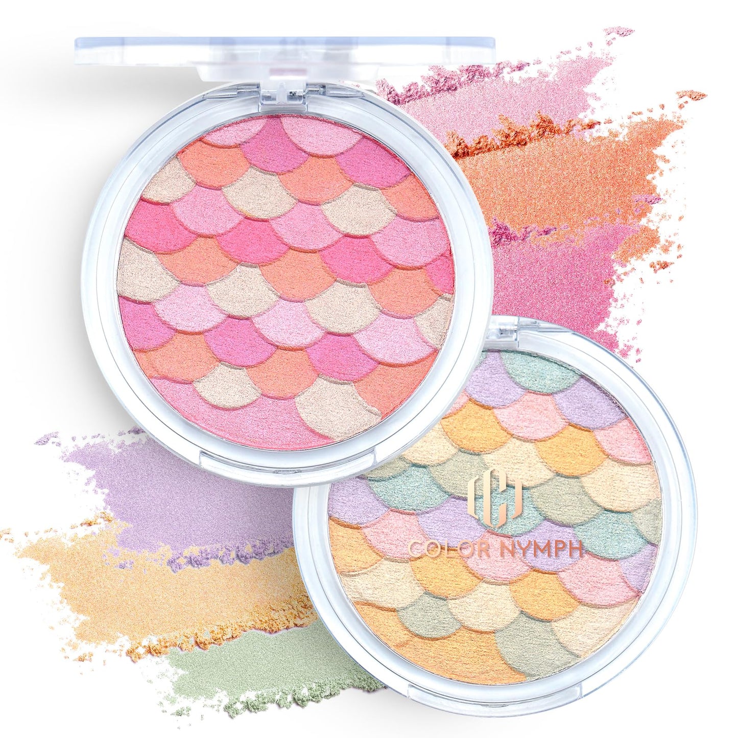Color Nymph Powder Blush & Highlighter Set | Mermaid-Inspired, Vegan & Cruelty-Free